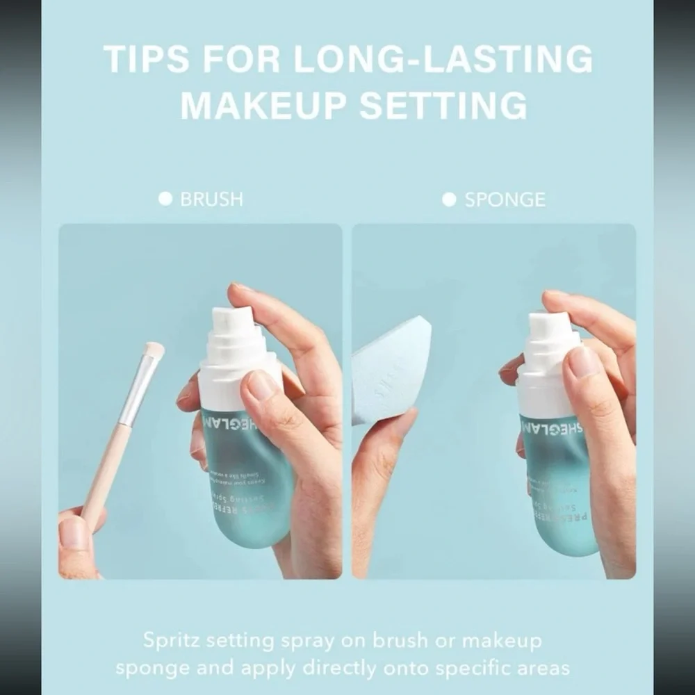 SHEGLAM Press Refresh Setting Spray Moisturizing Long Lasting Makeup Setting